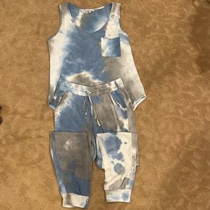 White Birch tie dye set